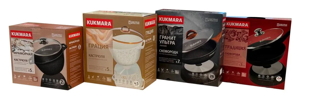 Обновлённая упаковка KUKMARA